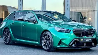BMW M5 Touring, Very low Km, 2025, Green. 