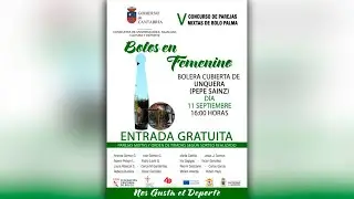 V CONCURSO DE PAREJAS MIXTAS DE BOLO PALMA