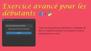 Crée un programme qui convertit le texte en majuscule ou en minuscule