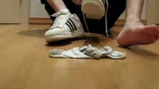 geil veschwitzte Adidas Superstars