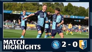 Match Highlights: Wycombe Wanderers 2 - 0 Mansfield Town