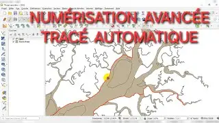 🔴 QGis : Utiliser le Tracé automatique lors de la Numérisation Avancée dans Qgis