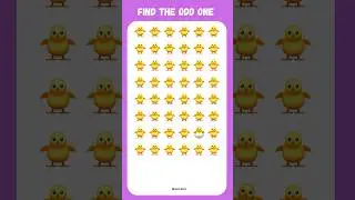 Find the odd emoji #quiz #fun #shorts #emoji #youtubeshorts