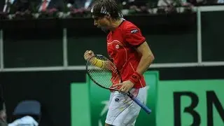 Davis Cup 2012 Highlights: David Ferrer v Radek Stepanek - Day 1