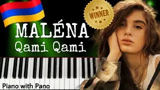 MALÉNA | Qami Qami | Armenia 🇦🇲 Piano Cover // Junior Eurovision 2021