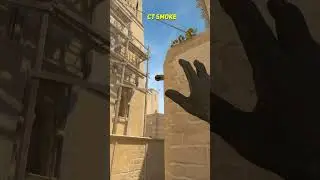 Pro CT Smoke From Ramp On Mirage CS2 #shorts