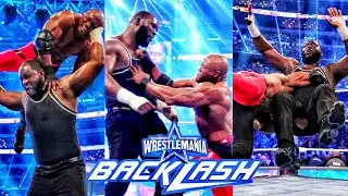BOBBY LASHLEY VS. OMOS - FULL MATCH WWE WRESTLEMANIA BACKLASH 2022 HIGHLIGHTS | WWE 2K22