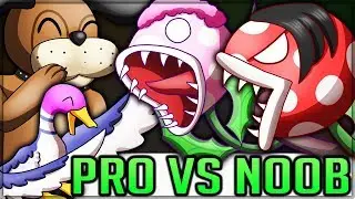 PLANTS WITH SWORDS - Pro VS Noob VS Super Smash Bros Ultimate Special! #supersmashbrosultimate