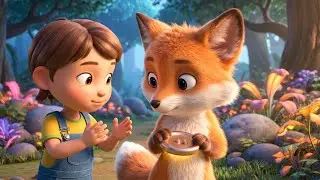 Where Did Baby Fox Spot the Shiny Button 🦊✨ | Cute Toddler Song | Kids Rhymes