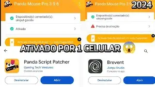 COMO ATIVAR O PANDA MOUSE PRO POR UM CELULAR EM 2024 🐼🐼😱😱📱📱