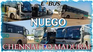 Chennai to madurai nuego Ac sleeper electric bus travel 🚌🧳 electric bus travel