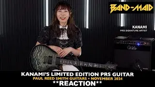 Реакция: Band-Maid: гитара PRS Limited Edition от Kanami (2024)