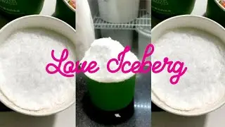 ICE EATING ASMR | WHITE ICE | FREEZER FROST | LOVE ICEBERG