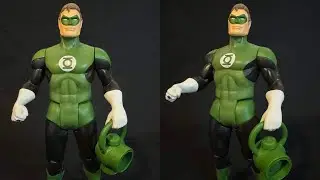 New McFarlane toys super powers green lantern hal Jordan in hand images by action figure insider