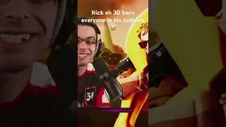 Nick eh 30 bans everyone in his customs 😭#fortnite #fncs #nickeh30 #fortniteclips