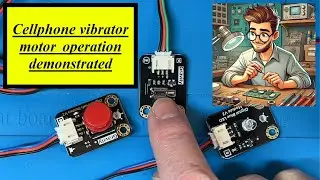 *How a Cellphone Vibration Motor Works &ndash; Haptic Feedback Demo!* #cellphone #alerts #motor #tips
