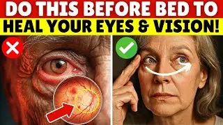 SENIORS, Do THIS 1 Eye Exercise Before Bed To Sharpen Vision & Avoid Glasses | Senior Health Tips