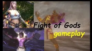 Fight of Gods : божественный файтинг. ОБЗОР ИГРЫ НА РУССКОМ !)))