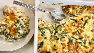 Crunchy green bean macaroni cheese recipe/ how to make green bean macaroni cheese