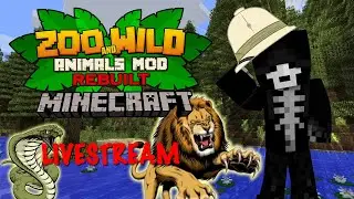 Minecraft SMP: Zoo and Wild Animal (ZAWA) Mod - LIVESTREAM - Until The Zoo Is Finished!
