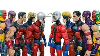 Then vs Now - Toybiz Marvel Legends Ant-man, Captain Marvel, Wonder Man, Hawkeye, Vision