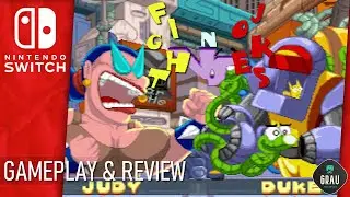 FightNJokes Nintendo Switch Gameplay and Review | FIGHTING GAME | BEAT EM UP | INDIE GAMING