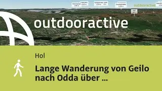 Wanderung in Hol: Lange Wanderung von Geilo nach Odda &uuml;ber Loftst&oslash;ldalen