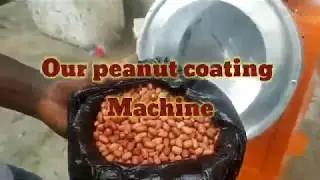 07017083482 Peanut  coating machine built in Nigeria