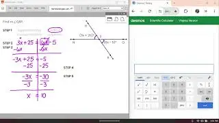 Vertical Angles with Equations Instructional Video