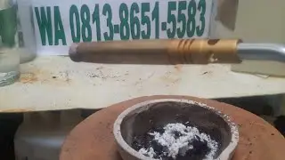 Lebur Emas Hasilnya Langsung Dimurnikan Dgn Nitrit LIVE STREAMING