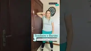 3 EXERC&Iacute;CIOS PARA TENDINITE E BURSITE NO OMBRO | PILATES EM CASA #shorts #pilatesemcasa #tendinite