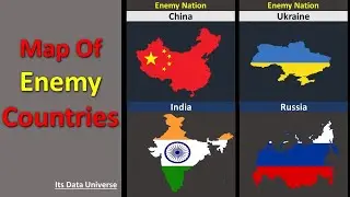 Map Of Enemy Countries - Countries Comparison| It's data universe