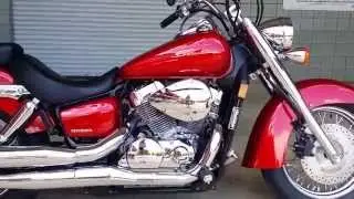 2015 Honda Shadow Aero 750 Walk Around Video | VT750C Candy Red - Cruiser / Motorcycle