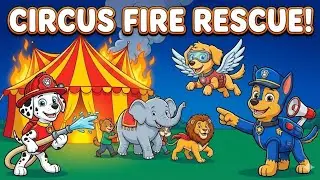 Paw Patrol Circus Rescue 🔥 Animals in Danger | Kids Cartoon