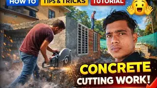 &ldquo;Heavy Concrete Cutting Work 💪 | Real Hard Work on Site 😱&rdquo; #concretefloor  