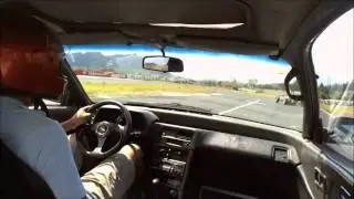 ON BOARD CRX D16A @4psi Practica 1- Track Day
