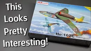 A Recent Tooling of a Strange Aircraft! AZ Model Heinkel He 162C 