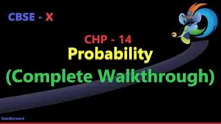 CBSE X PROBABILITY WALKTHROUGH ALL CONCEPT by the sharma sunny sir standforward