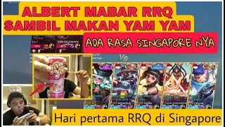 RRQ di Singapore hari pertama | Mabar di Hotel R7 main pake Ruby sambil makan Yam yam Singappore