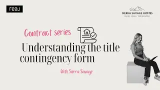 Discussing the Title Contingency Form