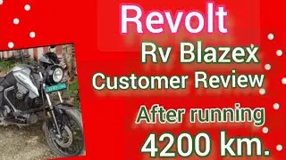 Rv Blazex #ev Rv Blazex Range Test video #evbike #automobile #revolt 