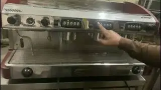 #Expobar #coffee #machine three group handle #operating #cappuccino #latteart #espresso #coffeelover