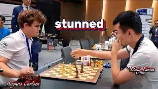 Magnus Carlsen VS Ding liren | Fide World Blitz Team Championships 2024