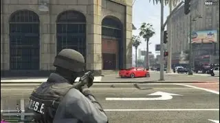 GTA5 PLSE vs BANK ROBBER!