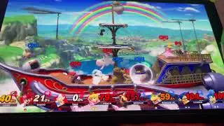 Super Smash Bros. Ultimate - Mario VS Bowser Team Gameplay (Luigi)
