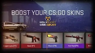 HolyBoost Case Opening! FREE Skins!