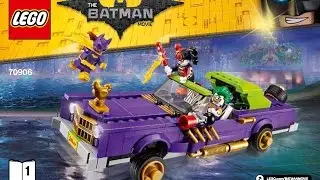 LEGO BATMAN MOVIE The Joker Notorious Lowrider 70906 Instructions DIY Book 1
