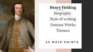 Henry Fielding English Novelist