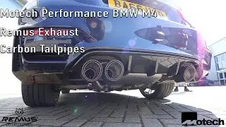Motech Performance BMW M4 with Remus Exhaust and Carbon Tailpipes