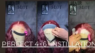 Clean, sleek, and perfectly installed! 4x6 magic  #WigInstallTutorial #LaceMelt  #HairCareVibes